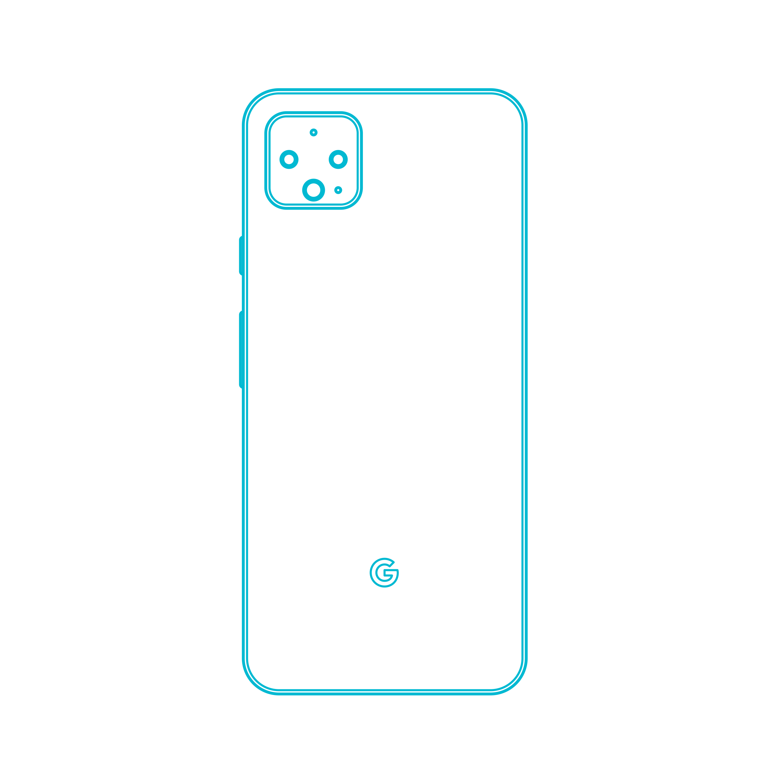 Digital Google Products Google Pixel 4 Xl Sticker Outline Svg File Free Vectors
